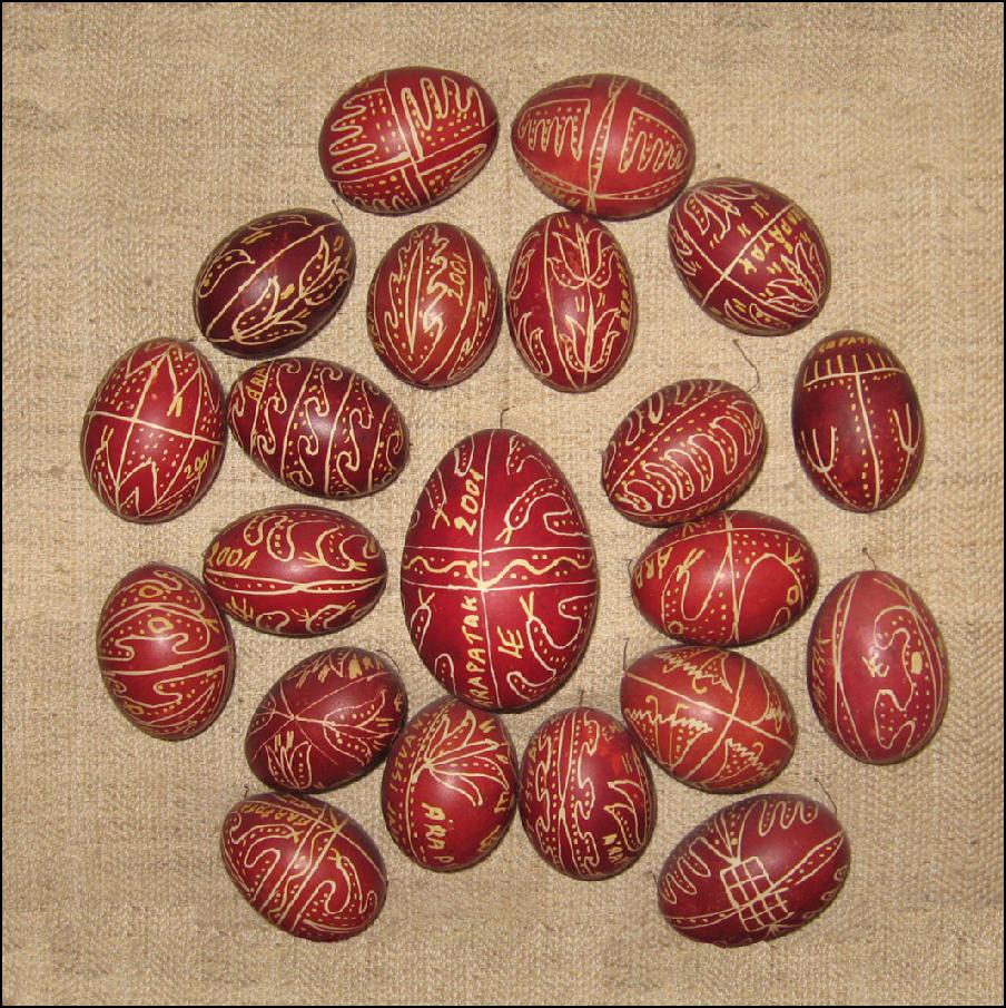 árapataki írott tojások